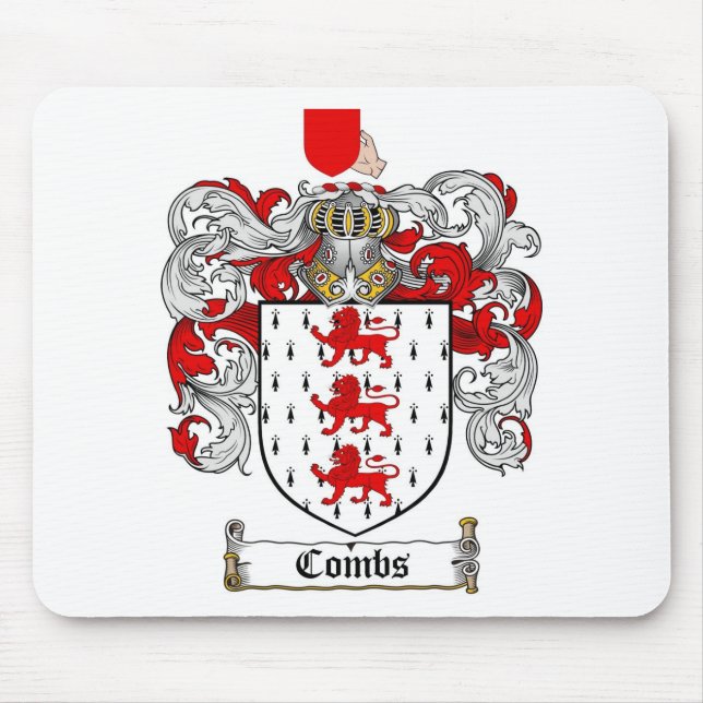 TAPIS DE SOURIS LE CREST DE FAMILLE DE PEIGNES - MANTEAU DE (Devant)