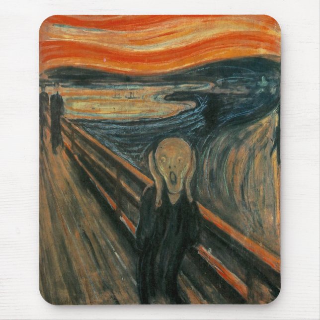 Tapis De Souris Le cri d'Edvard Munch (Devant)