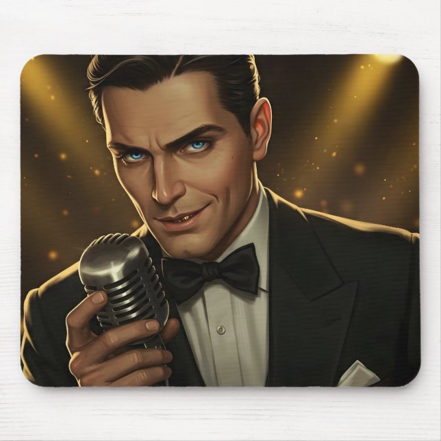 Tapis De Souris Le Crooner de minuit (Devant)