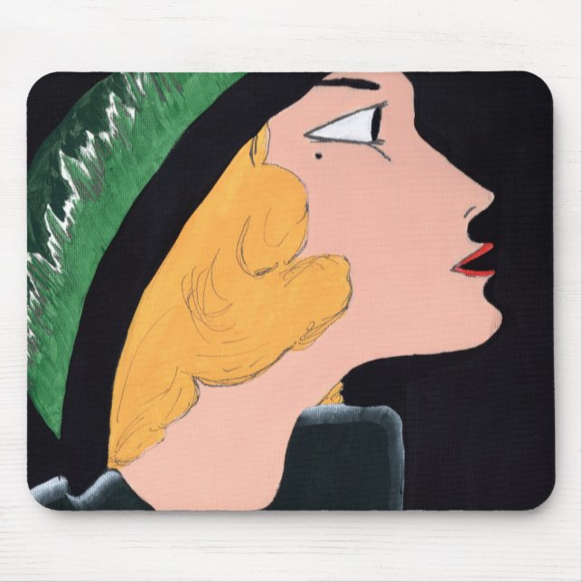 Tapis De Souris Le cru a obtenu le regard Mousepad (Devant)