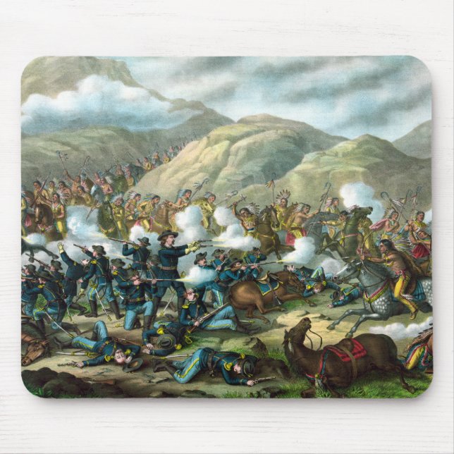 Tapis De Souris Le dernier support de Custer (Devant)
