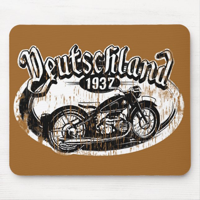 Tapis De Souris Le Deutschland Motowear (Devant)