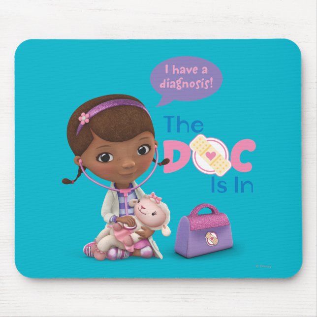 Tapis De Souris Le Doc Est Dans 2 (Devant)