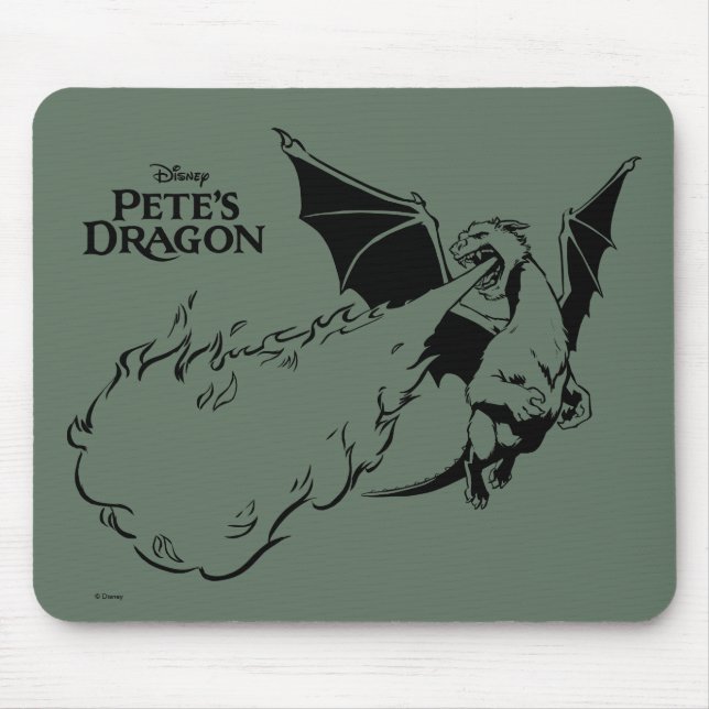 Tapis De Souris Le dragon de Pete | Cool de feu (Devant)