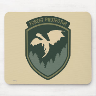 Tapis De Souris Le Dragon de Pete  Insigne de protection forestièr