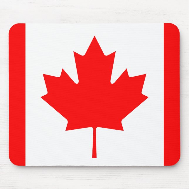 Tapis De Souris Le drapeau canadien - souvenir du Canada (Devant)