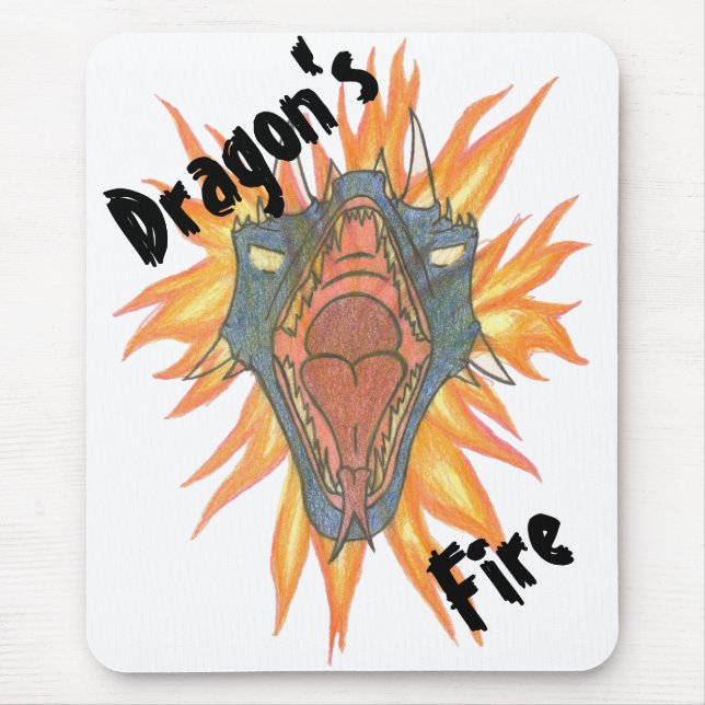 Tapis De Souris Le feu du dragon (Devant)