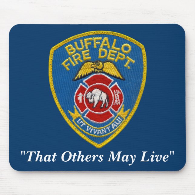 Tapis De Souris Le feu Mousepad de Buffalo (Devant)