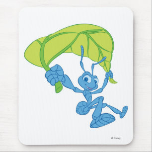 Tapis De Souris Le Flik de la vie d'un chien avec le Parachute Dis