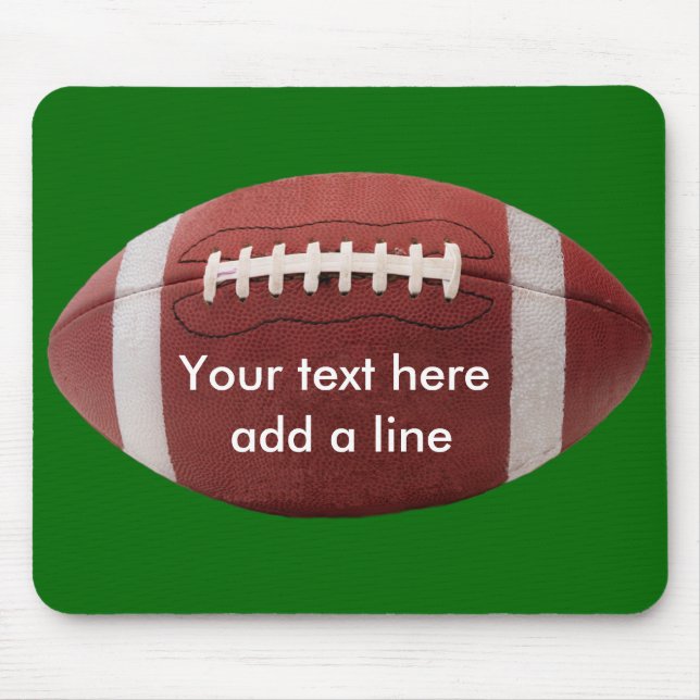 Tapis De Souris Le football fait sur commande Mousepad (Devant)