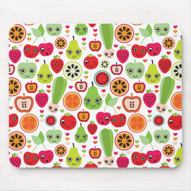 Tapis De Souris le fruit badine la pomme d'illustration (Devant)