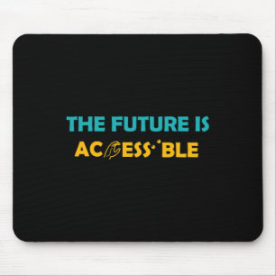 Tapis De Souris Le futur est accessible Braille Langue des Signes 
