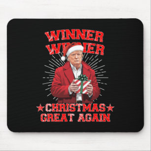 Tapis De Souris Le gagnant Noël grand à nouveau Trump Funny Hu