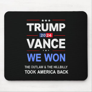 Tapis De Souris Le Gagnant Trump Vance Nous Avons Remporté Le Jeu 