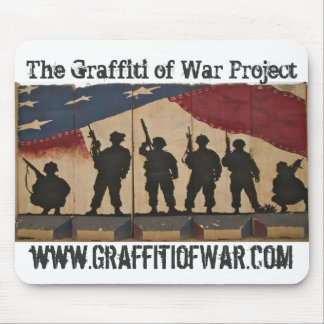 Tapis De Souris Le graffiti du projet de guerre : Drapeau de série