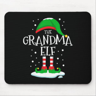 Tapis De Souris Le Grand-Mère Elf Noël Famille Matching Xmas Gro