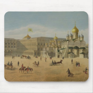 Tapis De Souris Le grand palais de Kremlin et les cathédrales du