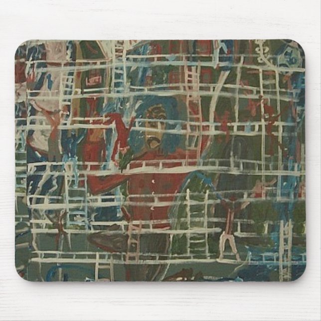 Tapis De Souris Le Grand Projet de Peinture Murale II (Devant)