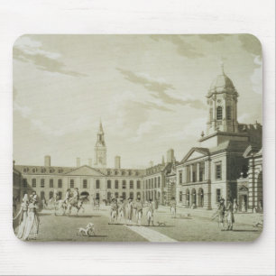 Tapis De Souris Le grand yard de cour, château de Dublin, 1792