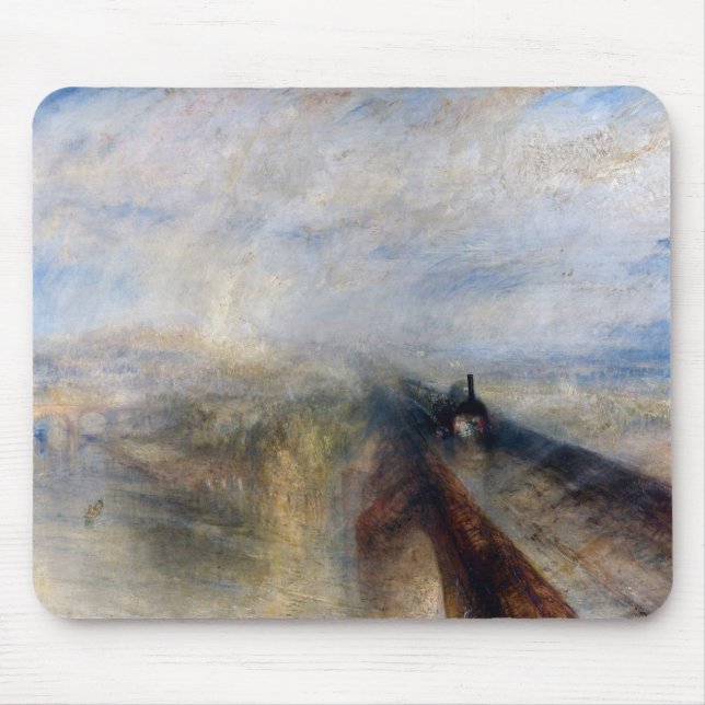 Tapis De Souris Le Great Western Railway, William Turner, 1844 (Devant)