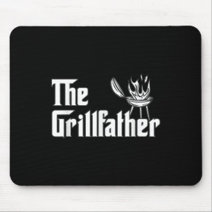 Tapis De Souris Le Grillfather Funny Bbq Papa Grilling Barbecue