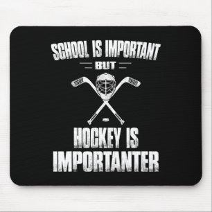 Tapis De Souris Le hockey amusant est un cadeau important pour les