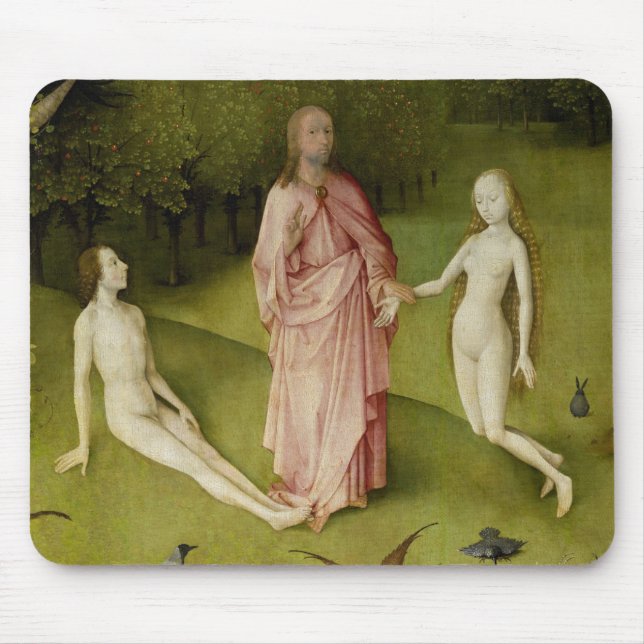 Tapis De Souris Le jardin des plaisirs terrestres, 15ème siècle (Devant)