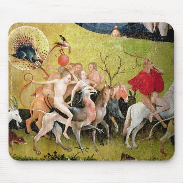 Tapis De Souris Le jardin des plaisirs terrestres : Allégorie de (Devant)