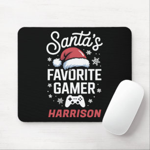 Tapis De Souris Le jeu personnalisé de Noël préféré du Père Noël