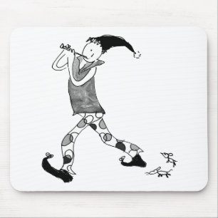 Tapis De Souris Le joueur de pipeau pie de Hamelin