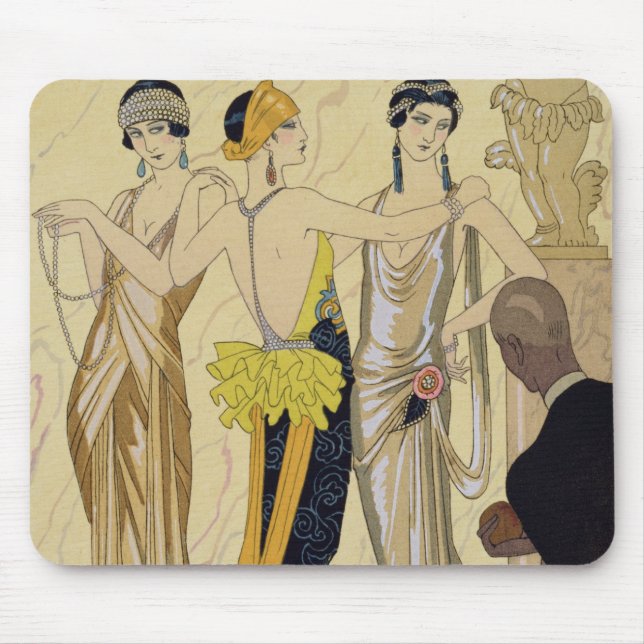 Tapis De Souris Le jugement de Paris, 1920-30 (copie de pochoir) (Devant)