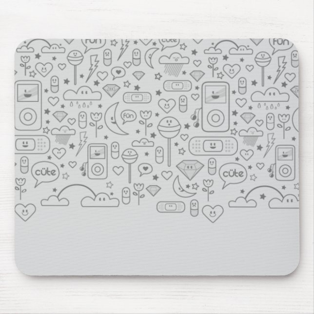 Tapis De Souris le kawaii est mousepad d'amusement (Devant)