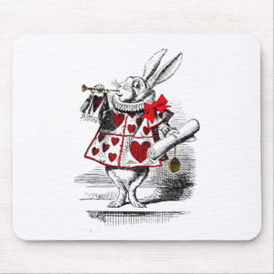 Tapis De Souris Le lapin blanc