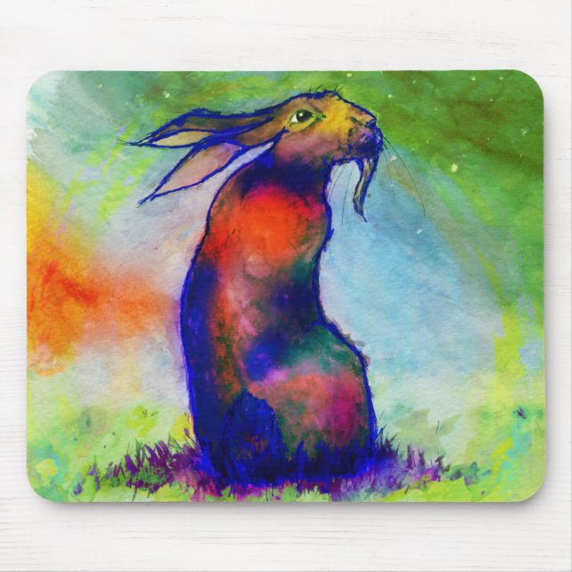 Tapis De Souris - Le Lièvre Sauvage- (Devant)
