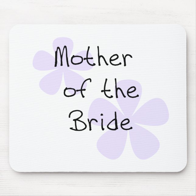 Tapis De Souris Le lilas fleurit la mère de la jeune mariée (Devant)