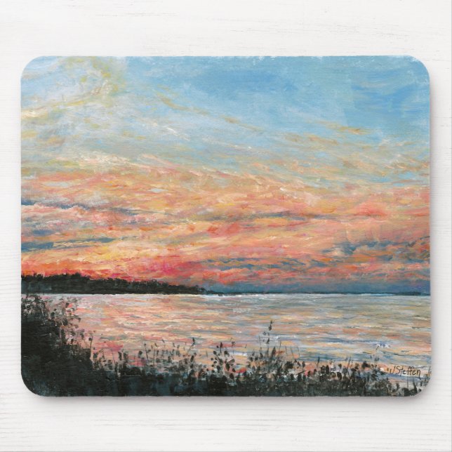 Tapis De Souris Le littoral de Sunset Beach (Devant)