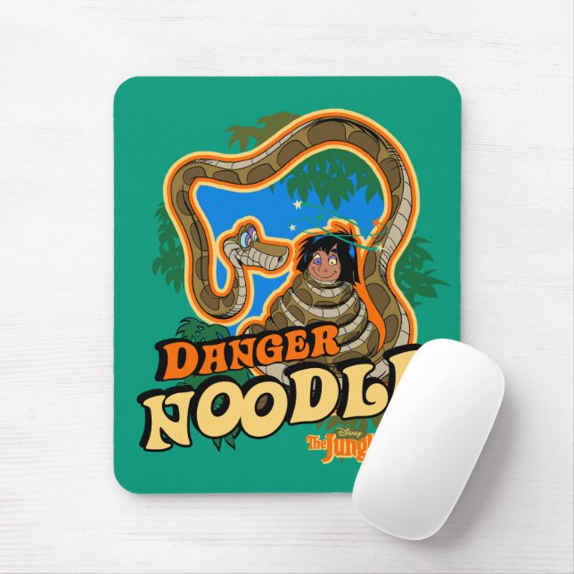 Tapis De Souris Le livre de la jungle | Danger Noodle (Avec souris)