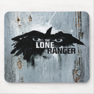 Tapis De Souris Le logo du Ranger solitaire avec masque