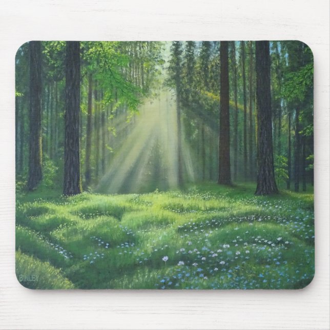 Tapis De Souris "Le matin a rompu" (Devant)