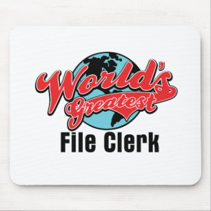 Tapis De Souris Le meilleur commis de fichiers du monde