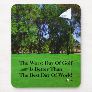 Tapis De Souris Le meilleur jour du golf Mousepad