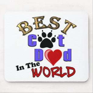 Tapis De Souris Le meilleur papa de chat dans le monde pour la