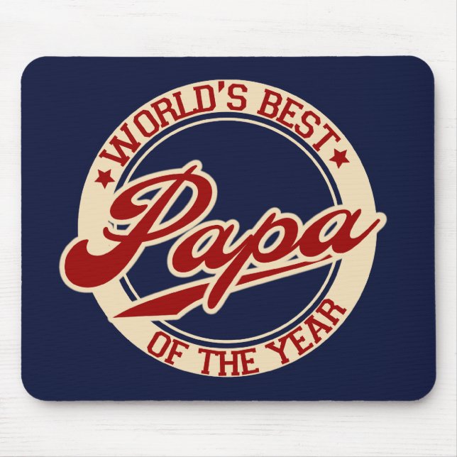 Tapis De Souris Le meilleur papa du monde (Devant)