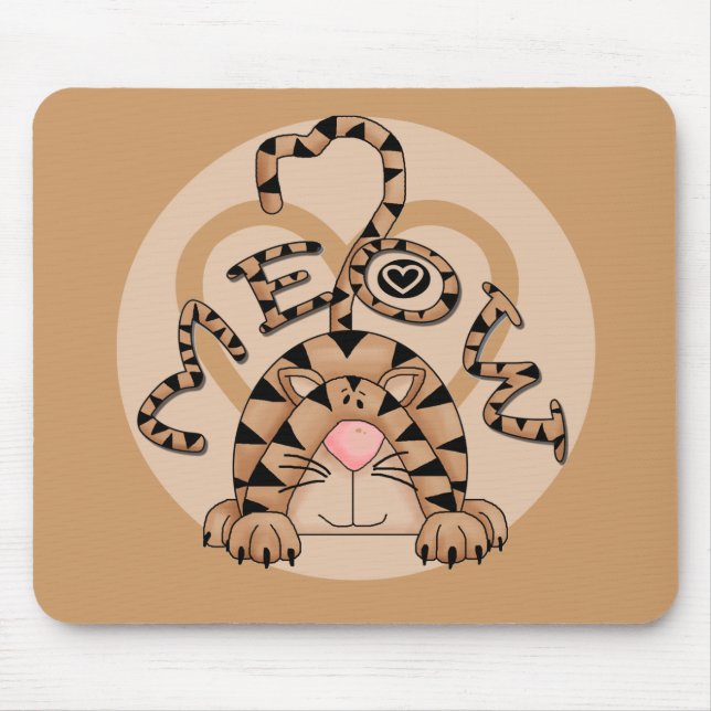 Tapis De Souris Le Meow du chat (Devant)