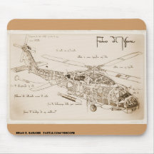 Le MH-60 Seahawk Mousepad de da Vinci