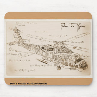 Tapis De Souris Le MH-60 Seahawk Mousepad de da Vinci