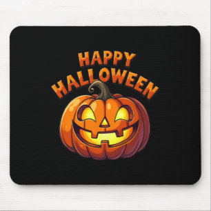 Tapis De Souris Le mignon Jack O'lantern Citrouille Bonne Hallowee