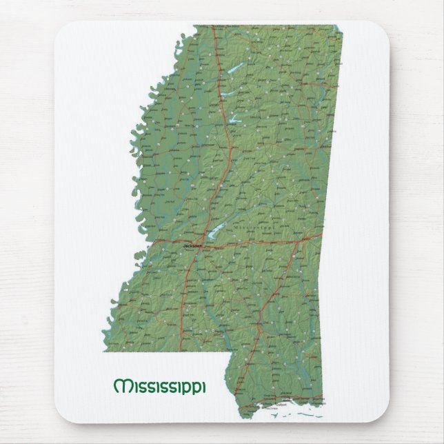 Tapis De Souris Le Mississippi Mousepad (Devant)