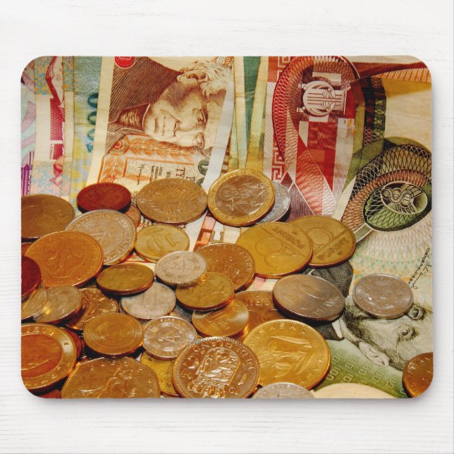 Tapis De Souris Le monde de l'argent (Devant)