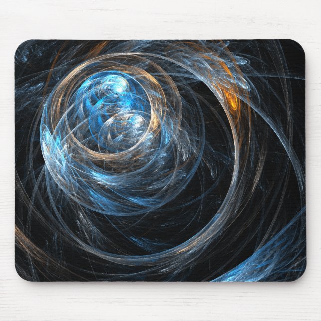 Tapis De Souris Le monde entier de l'art Abstrait Mousepad (Devant)